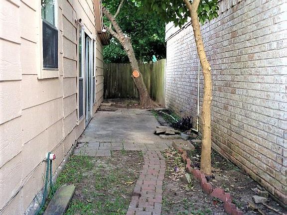 side backyard
