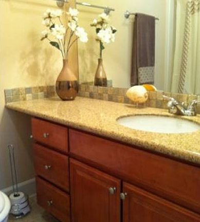 Bathroom with granite