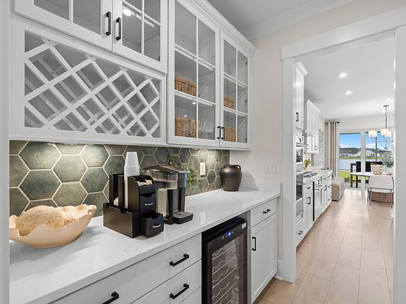 Pantry and Bar off of Kitchen