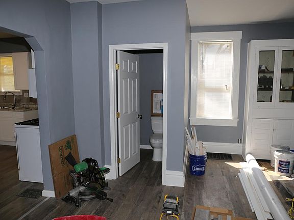 Large Room off Kitchen with 1/2 Bath