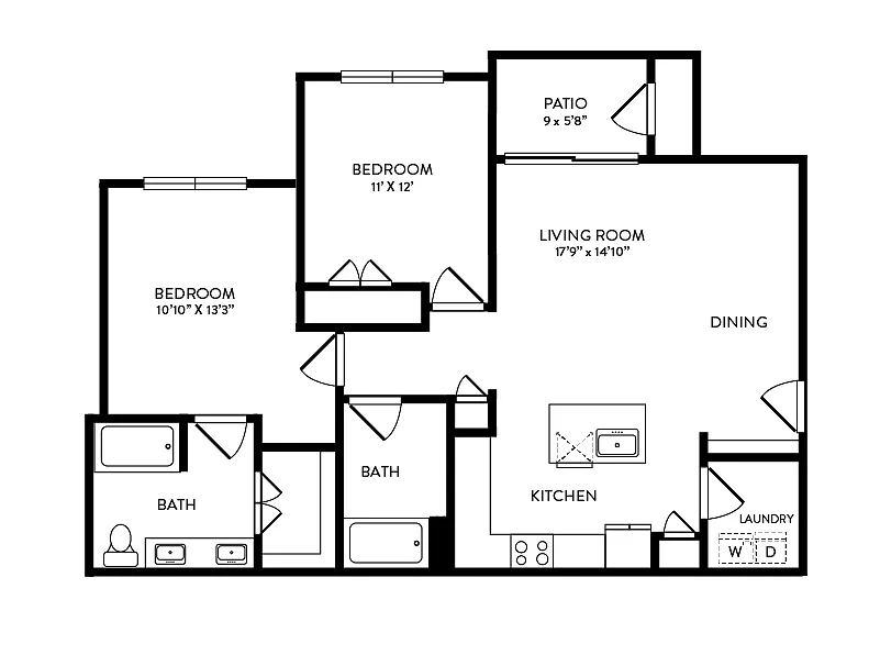 Floor plan Avery Ranch