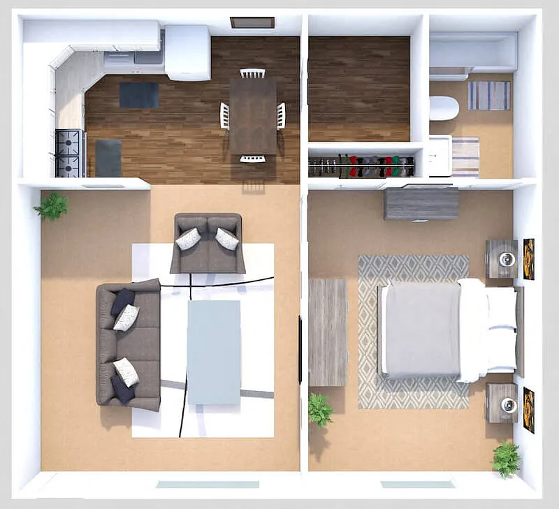 Floor plan The Hickory