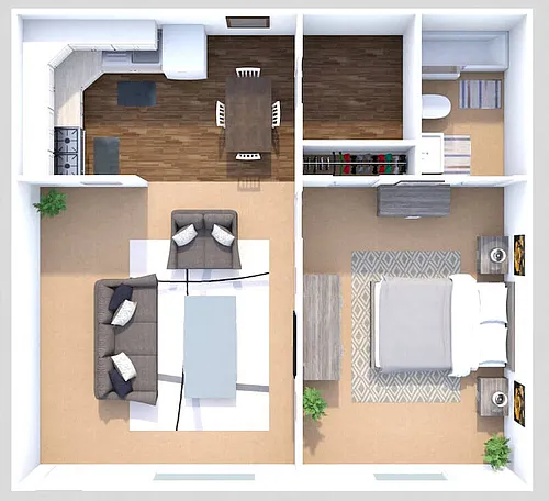 Floor plan The Hickory