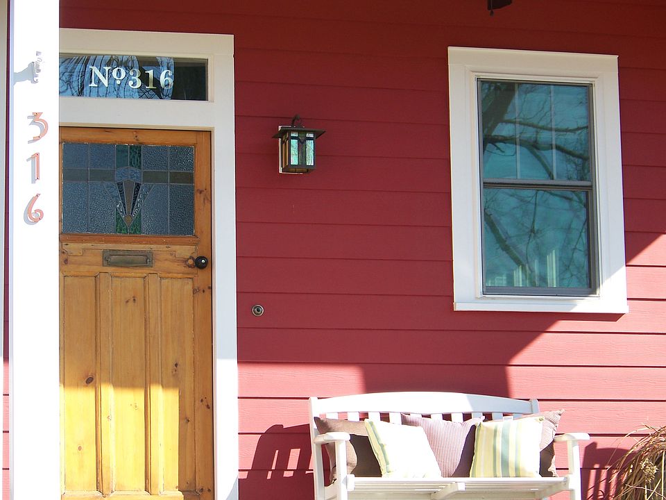 Inviting front porch