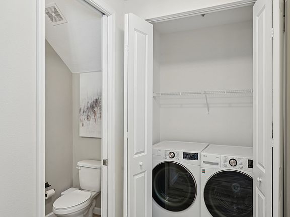 Laundry and Guest Half Bathroom