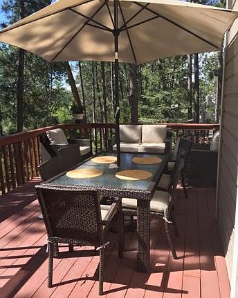 Spacious deck that's perfect for entertaining.