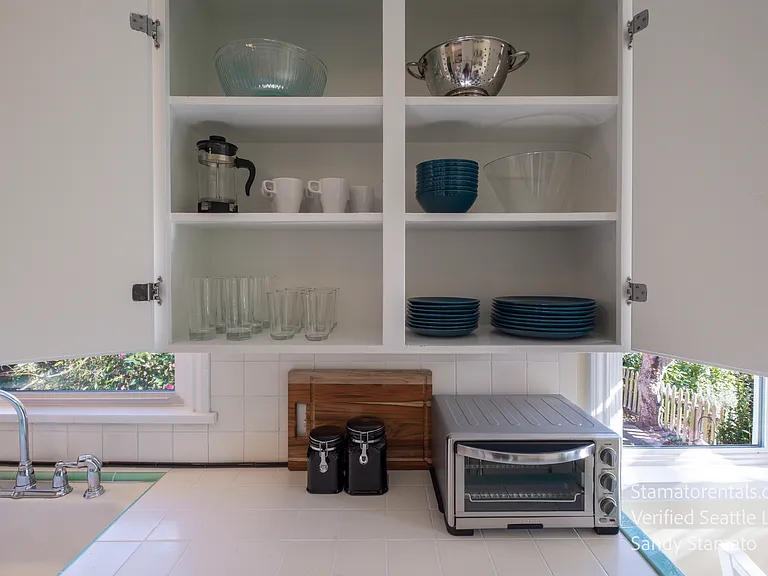 Thoughtfully equipped with the dishes, glassware, cookware, and kitchen essentials that make everyday living easy.