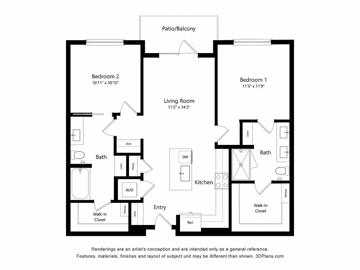 Floor plan B1