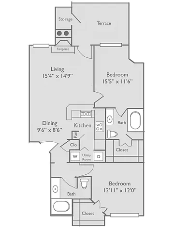 Floor plan P-B2