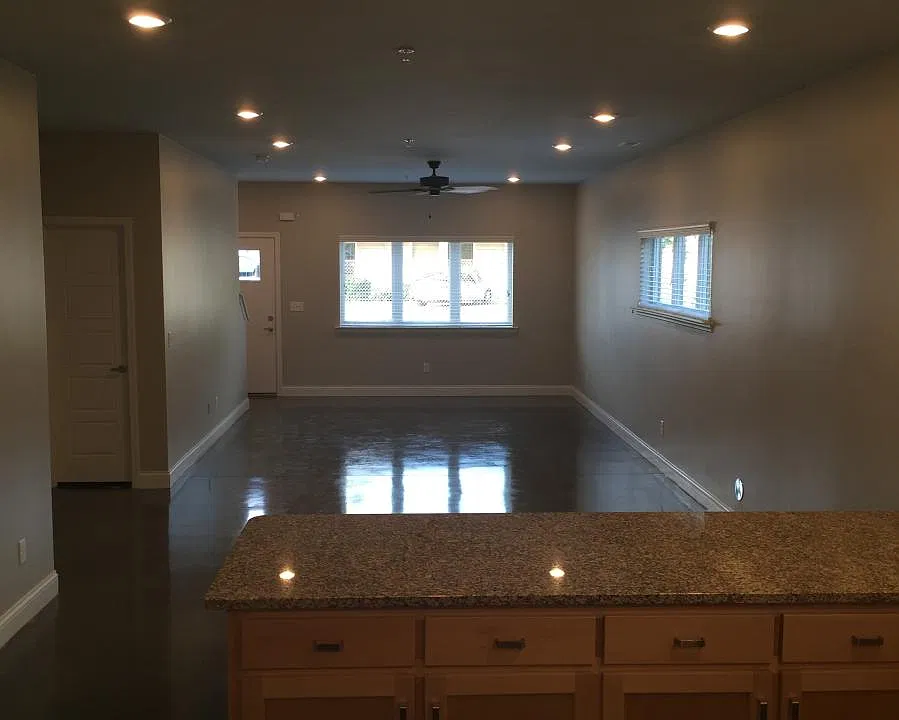 kitchen to living room