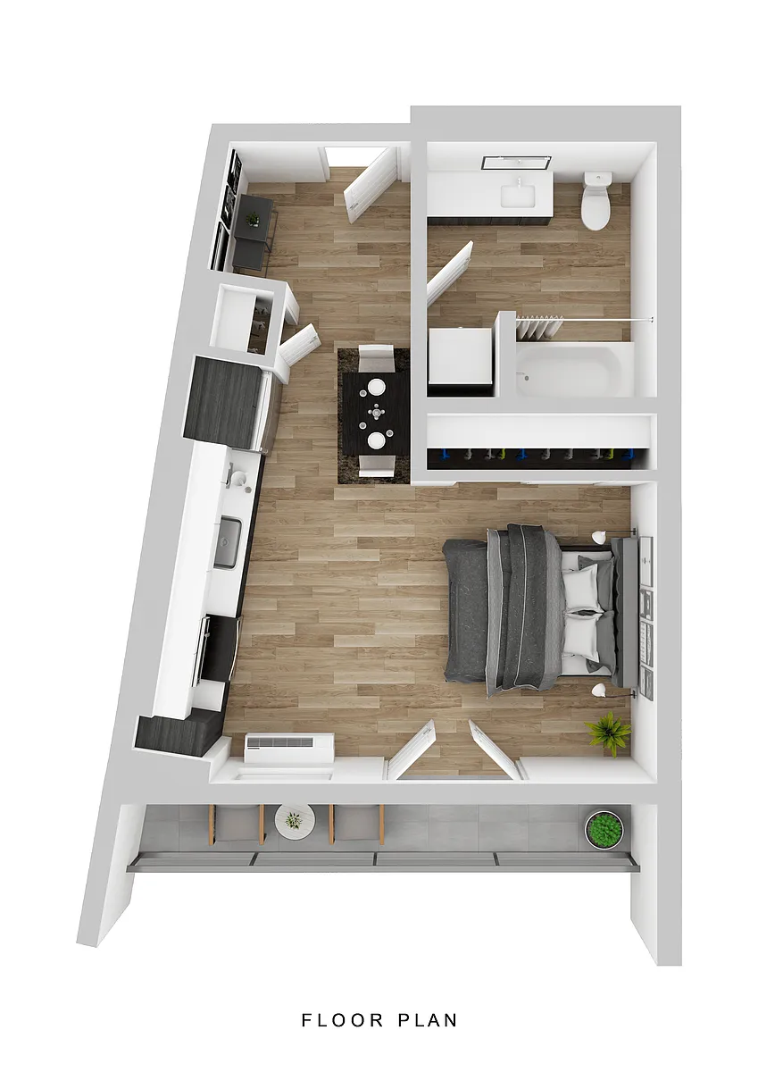 Floor plan Klipsan - Studio D Patio