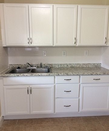 New cabinets