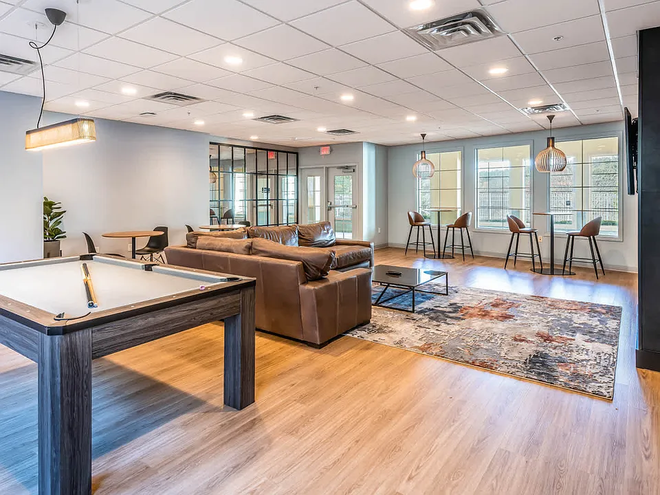Clubhouse with Billiard and Foosball Table