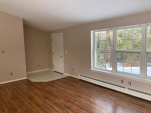 Front door into living room
