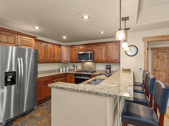 Kitchen with Bar Seating for 4