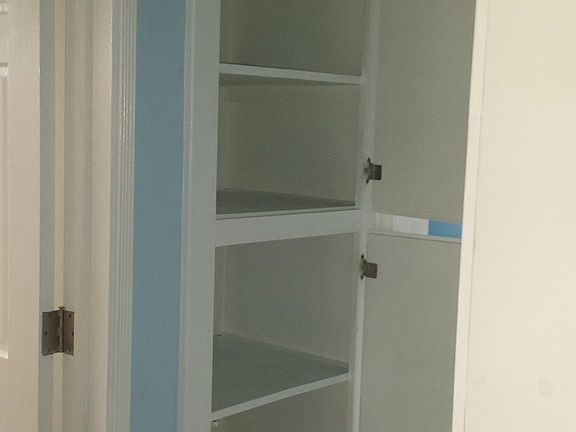 linen closet is roomy