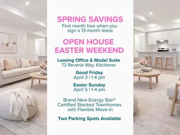 67 Reverie Way, Kitchener, ON N2E 0K5