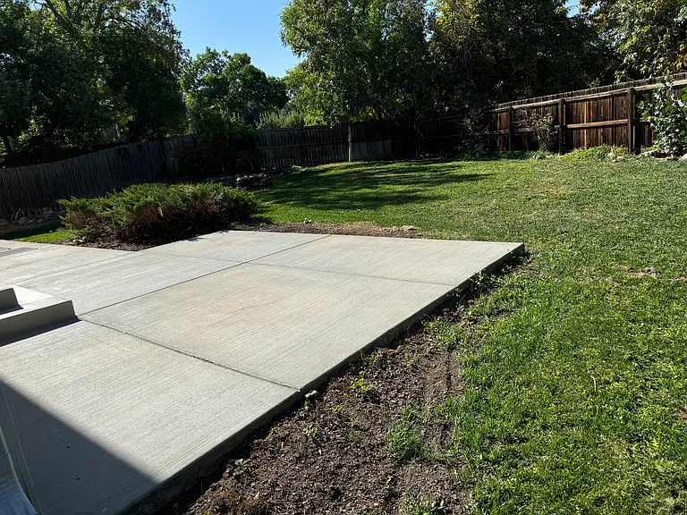 New patio to enjoy your fully fenced backyard.