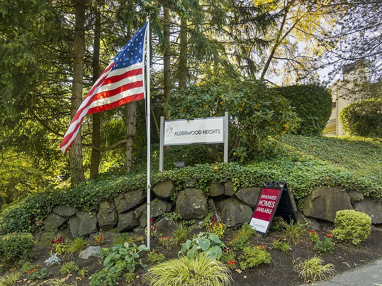 Community Entrance at Alderwood Heights