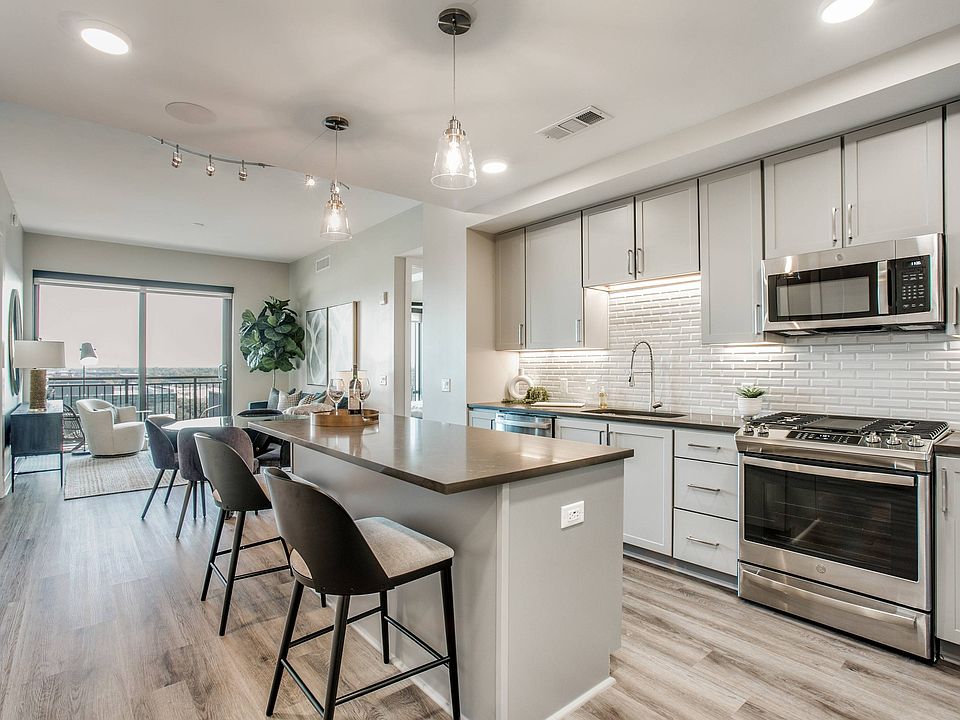 Stylish kitchen and dining.