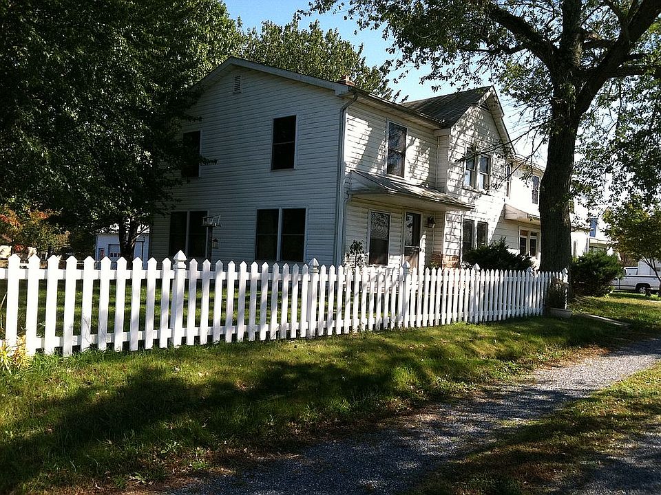 House from entrance to drive