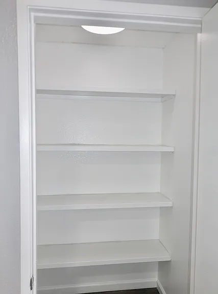 Living room closet.