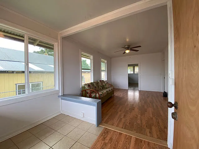 View of living room from the front door