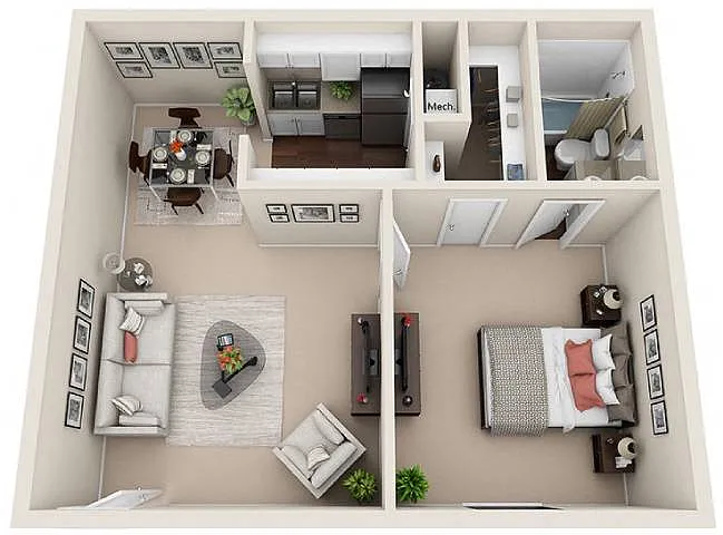 Floor plan Hampton