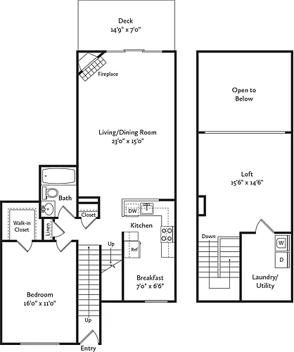 Floor plan A02L