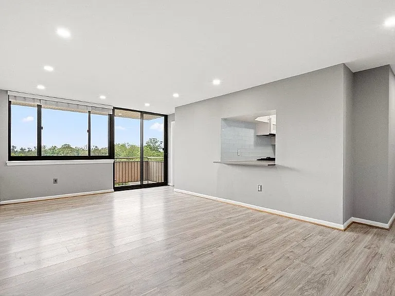 Living Room with balcony