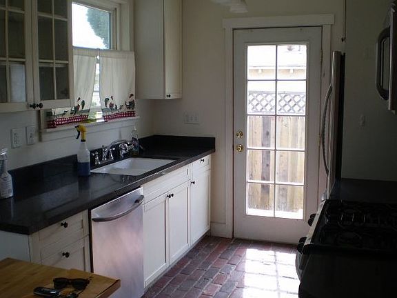 Kitchen with granite counter tops