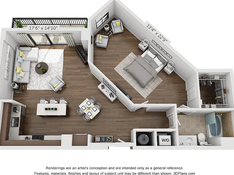 A9 floor plan Worthing Place