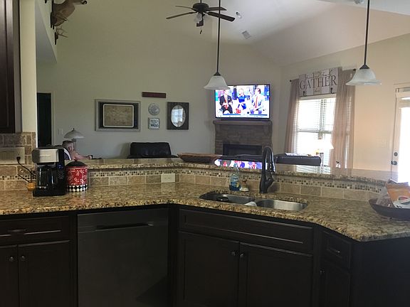 Open floor plan kitchen