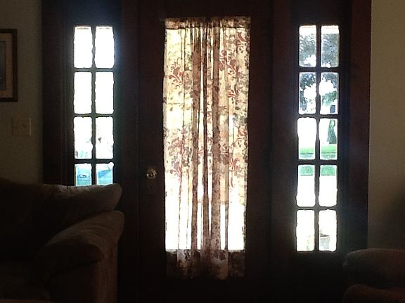 Front door w/side lights