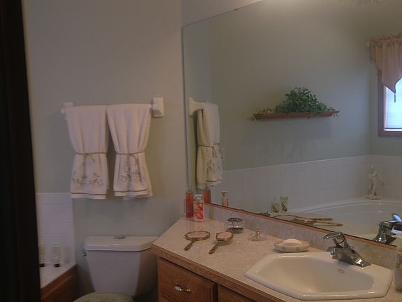 Master bath w tub & shower