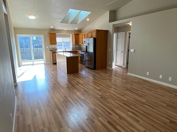 Open concept floor plan