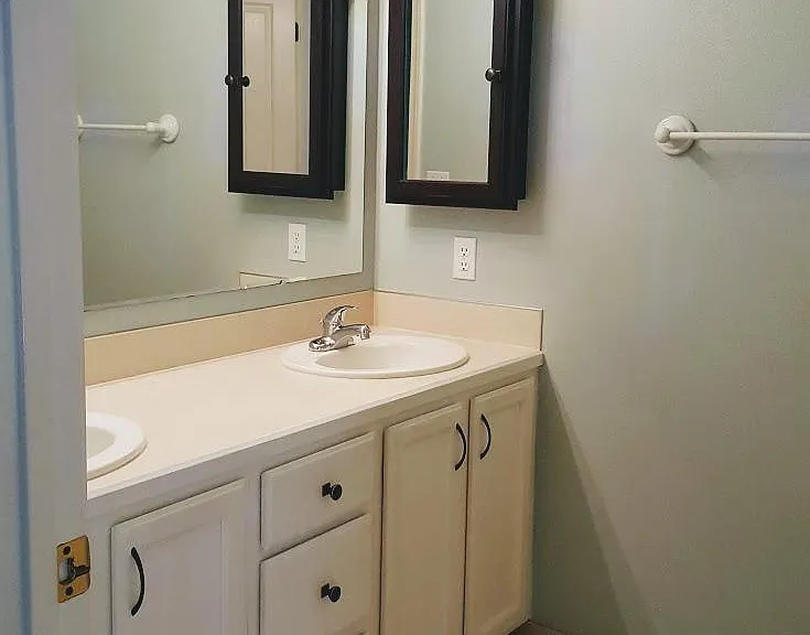 Master bath vanity