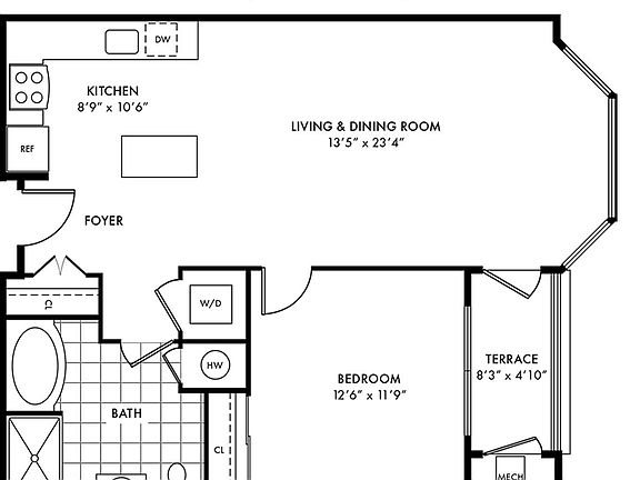 2nd image of 20 Avenue At Port Imperial APT 536