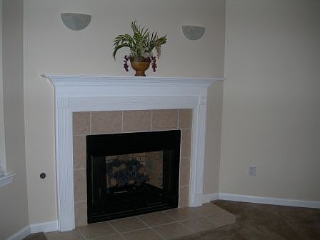 Cozy Gas Log Fireplace