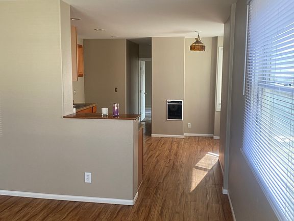 Living room going into kitchen