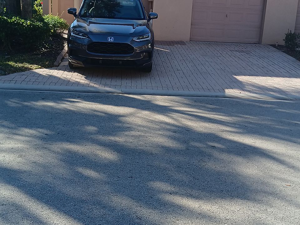 driveway and garage door