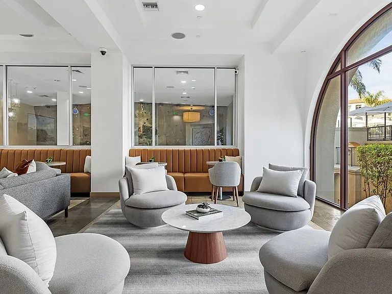 Newly renovated resident lounge