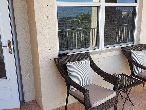 Seating area out front