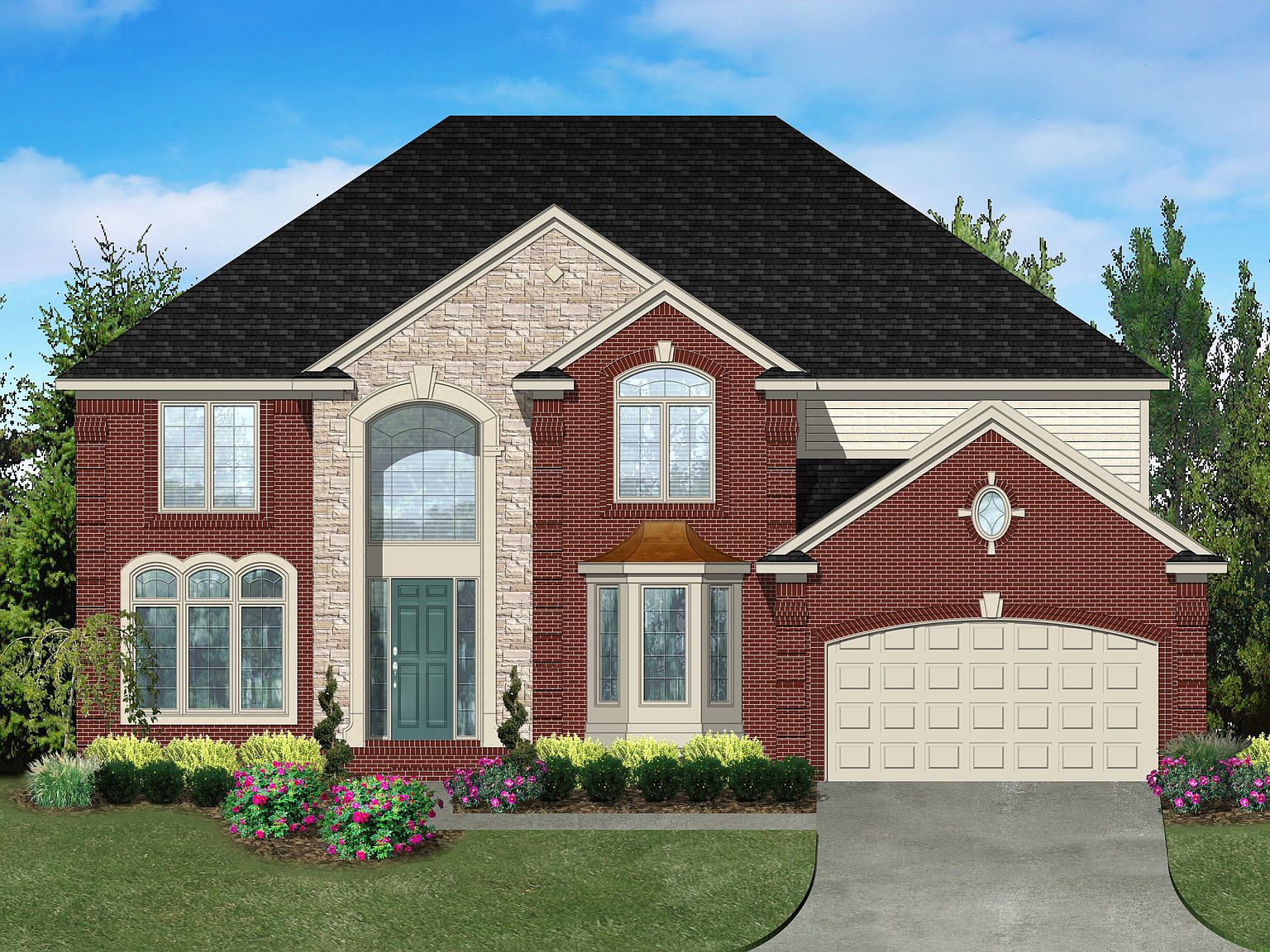 The Ashby Colonial Plan, Windridge Estates, New Baltimore, MI 48047