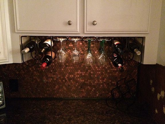 Custom made wine rack