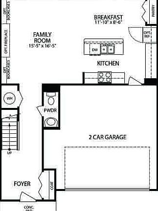 Elevation A - 1st Floor