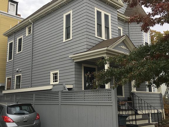 Side view w/ new fence
