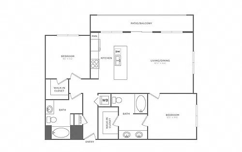 Floor plan The Womack
