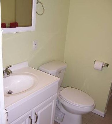 First floor half bath
