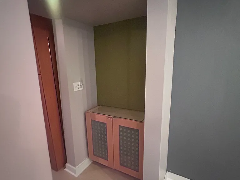 Nook between living room and bedroom